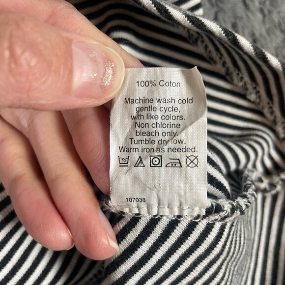 J. Crew Women's Peplum Top Sleeveless Striped Size XS Preppy Coastal Office - Picture 7 of 9